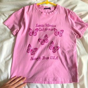 RARE Santa Monica butterfly USA top